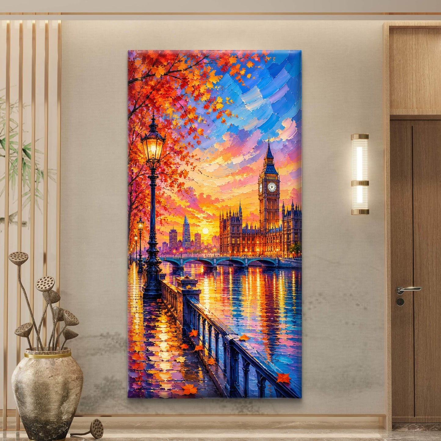 Modern Interiors Portrait Premium Canvas Painting - Buy Online | Decor By Neon