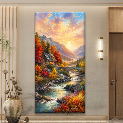 Modern Interiors Portrait Premium Canvas Painting