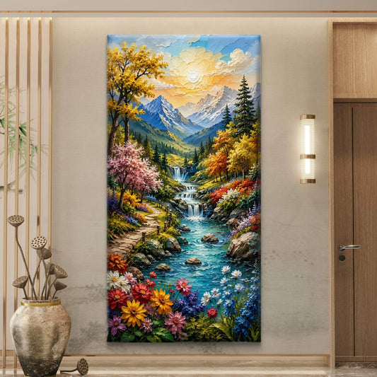 Modern Interiors Portrait Premium Canvas Painting - Premium Wall Art | Decor By Neon