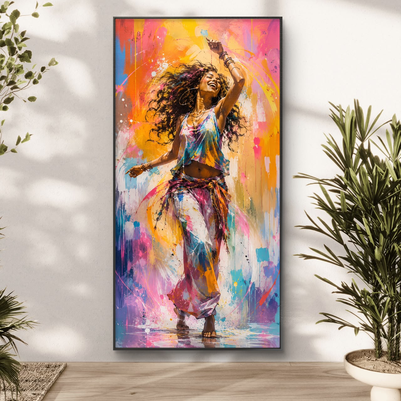 Modern Interiors Portrait Premium Canvas Painting - Buy Online | Decor By Neon