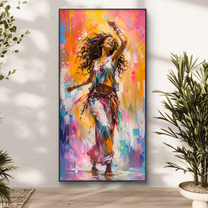 Modern Interiors Portrait Premium Canvas Painting