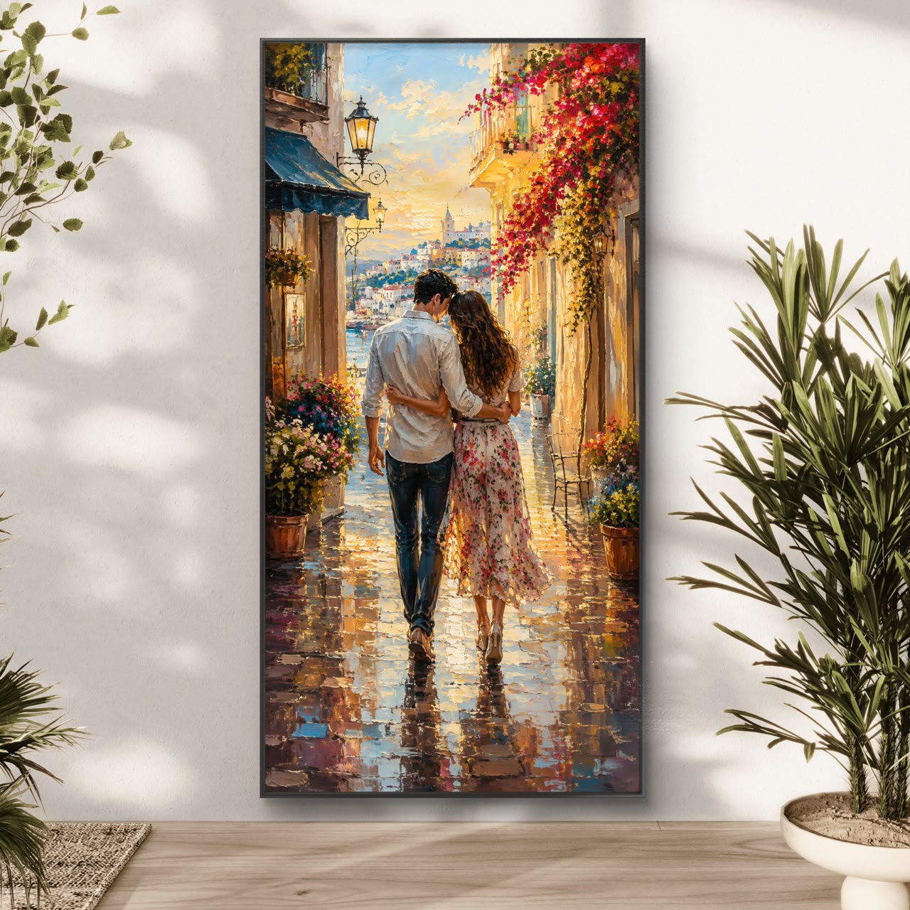 Modern Interiors Portrait Premium Canvas Painting - Buy Online | Decor By Neon