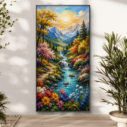 Modern Interiors Portrait Premium Canvas Painting