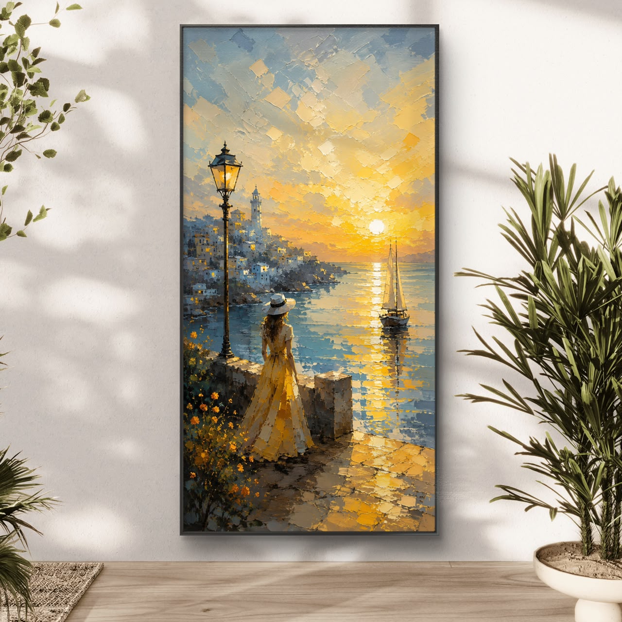Modern Interiors Portrait Premium Canvas Painting - Buy Online | Decor By Neon