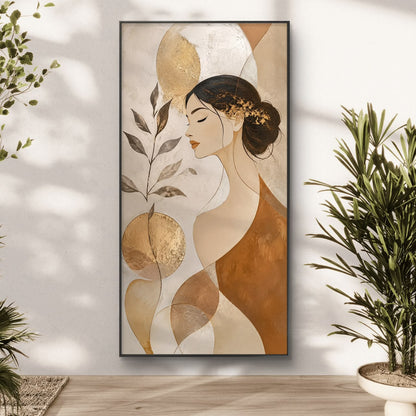 Modern Interiors Portrait Premium Canvas Painting