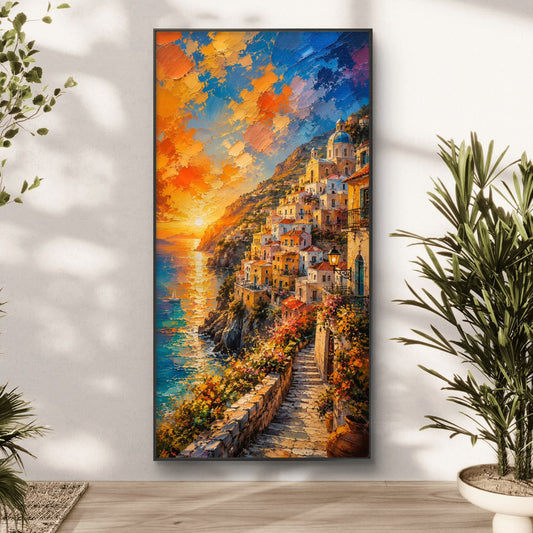 Modern Interiors Portrait Premium Canvas Painting - Canvas Wall Art | Decor By Neon