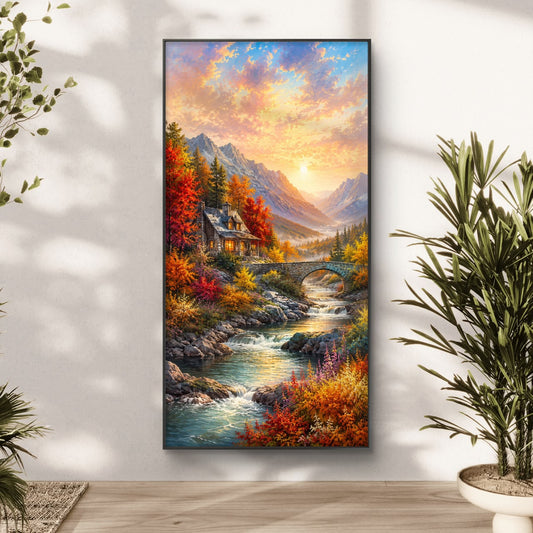 Modern Interiors Portrait Premium Canvas Painting - Canvas Wall Art | Decor By Neon
