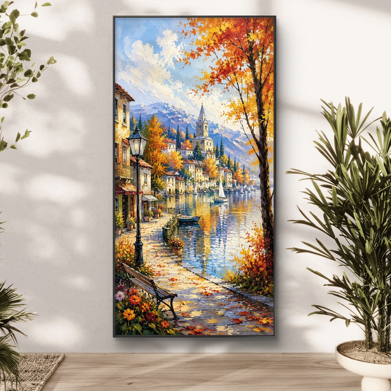 Modern Interiors Portrait Premium Canvas Painting - Buy Online | Decor By Neon