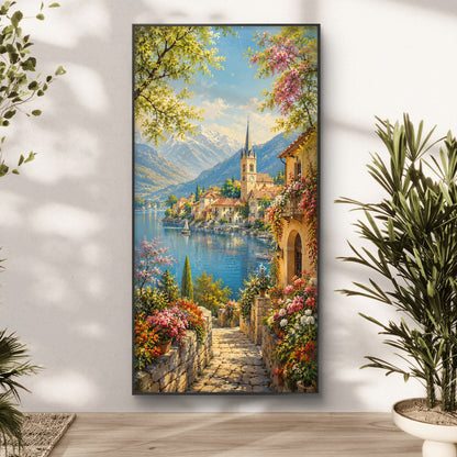 Modern Interiors Portrait Premium Canvas Painting