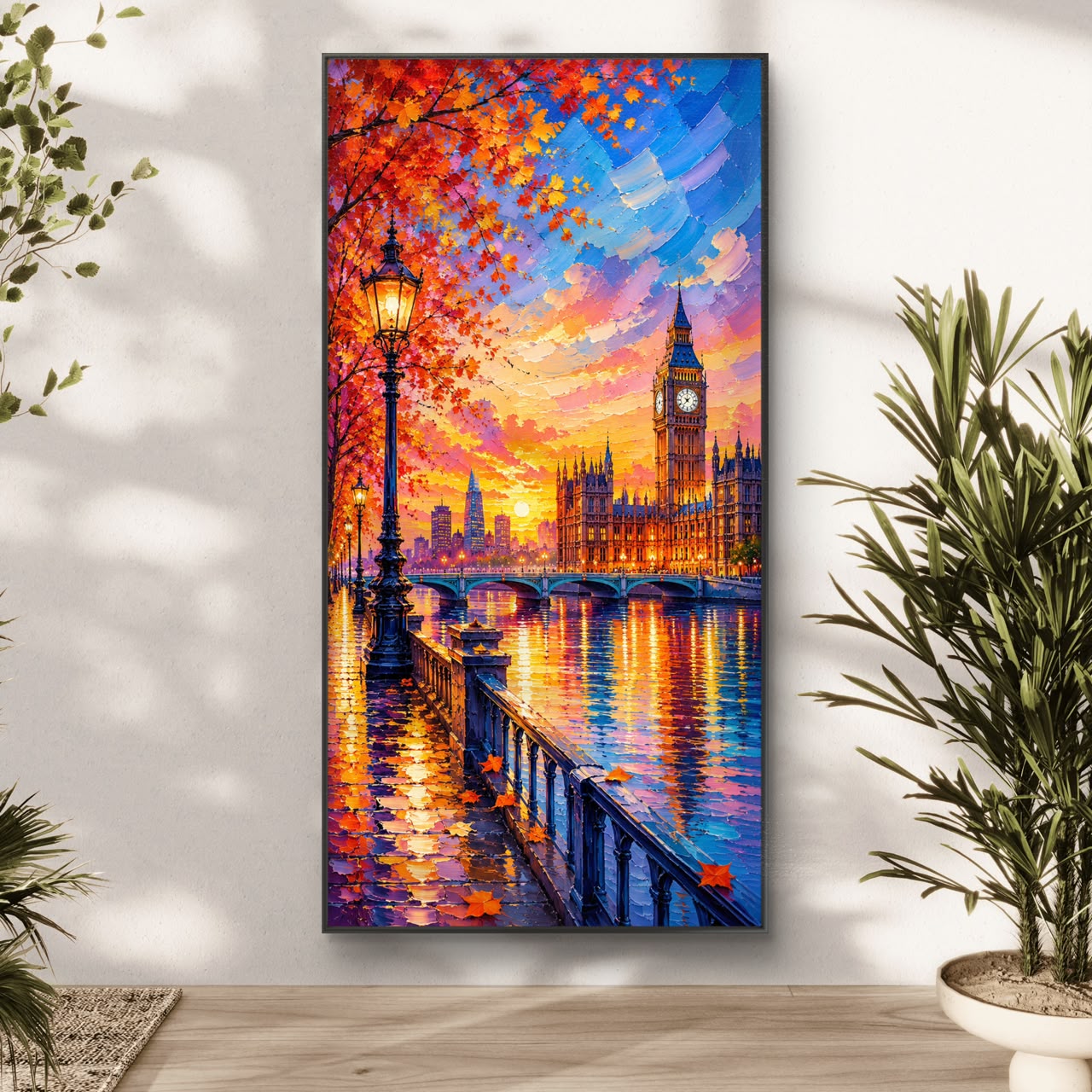 Modern Interiors Portrait Premium Canvas Painting - Buy Online | Decor By Neon