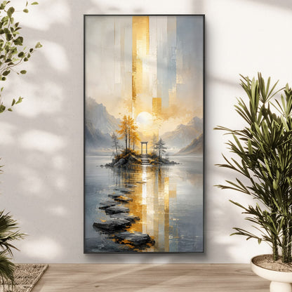 Modern Interiors Portrait Premium Canvas Painting