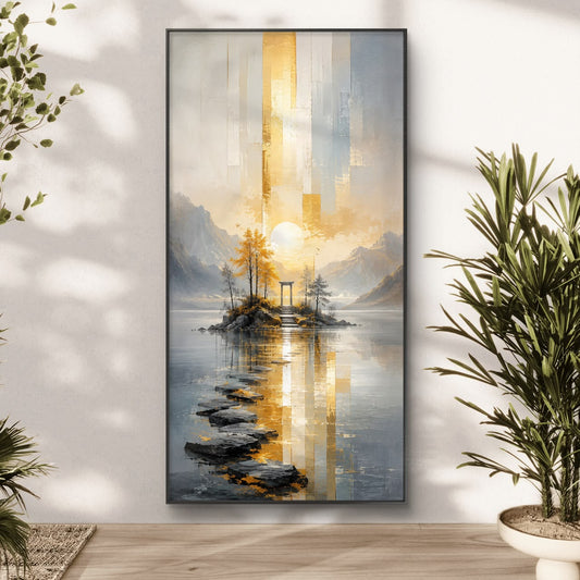 Modern Interiors Portrait Premium Canvas Painting - Canvas Wall Art | Decor By Neon