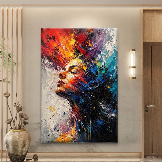 Modern Interiors Portrait Premium Canvas Painting - Premium Wall Art | Decor By Neon