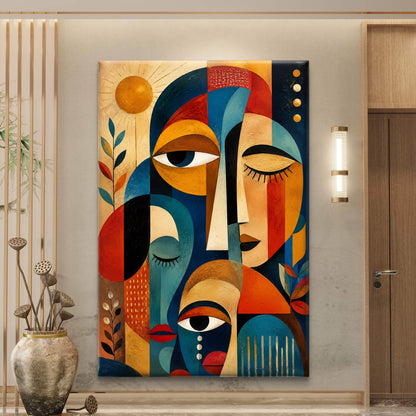 Modern Interiors Portrait Premium Canvas Painting