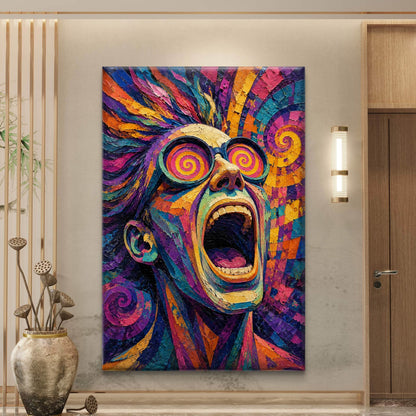 Modern Interiors Portrait Premium Canvas Painting