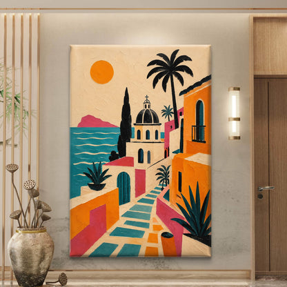Modern Interiors Portrait Premium Canvas Painting