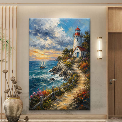 Modern Interiors Portrait Premium Canvas Painting