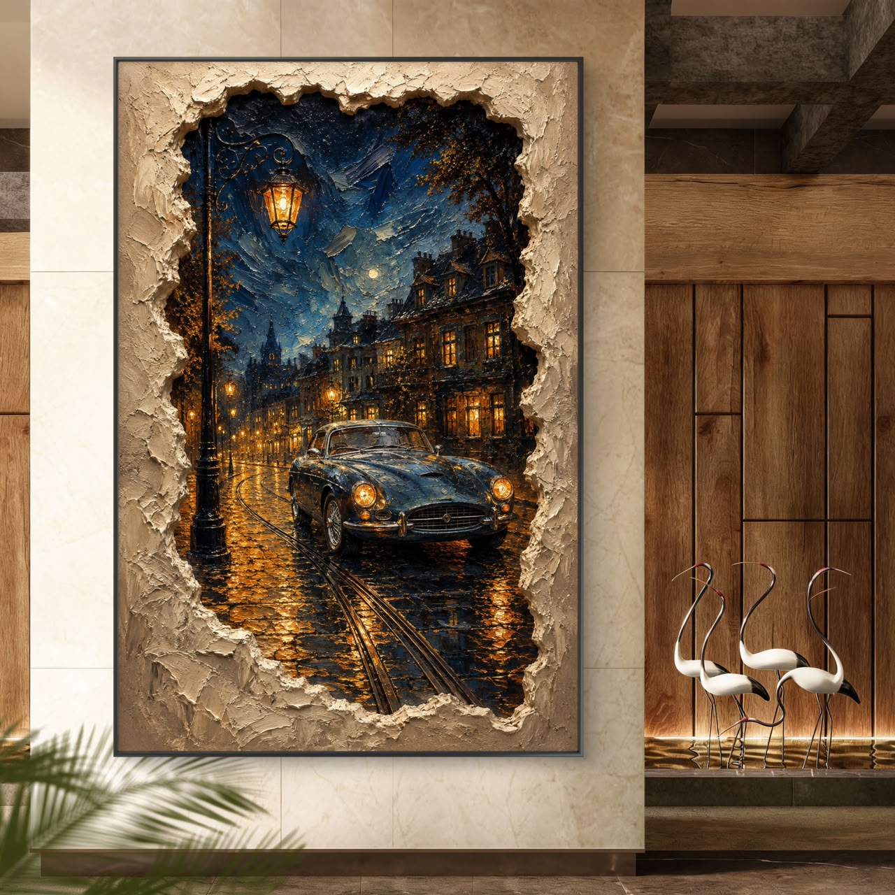 Modern Interiors Portrait Premium Canvas Painting - Buy Online | Decor By Neon