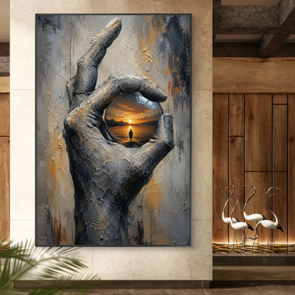 Modern Interiors Portrait Premium Canvas Painting