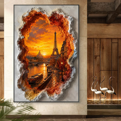 Modern Interiors Portrait Premium Canvas Painting