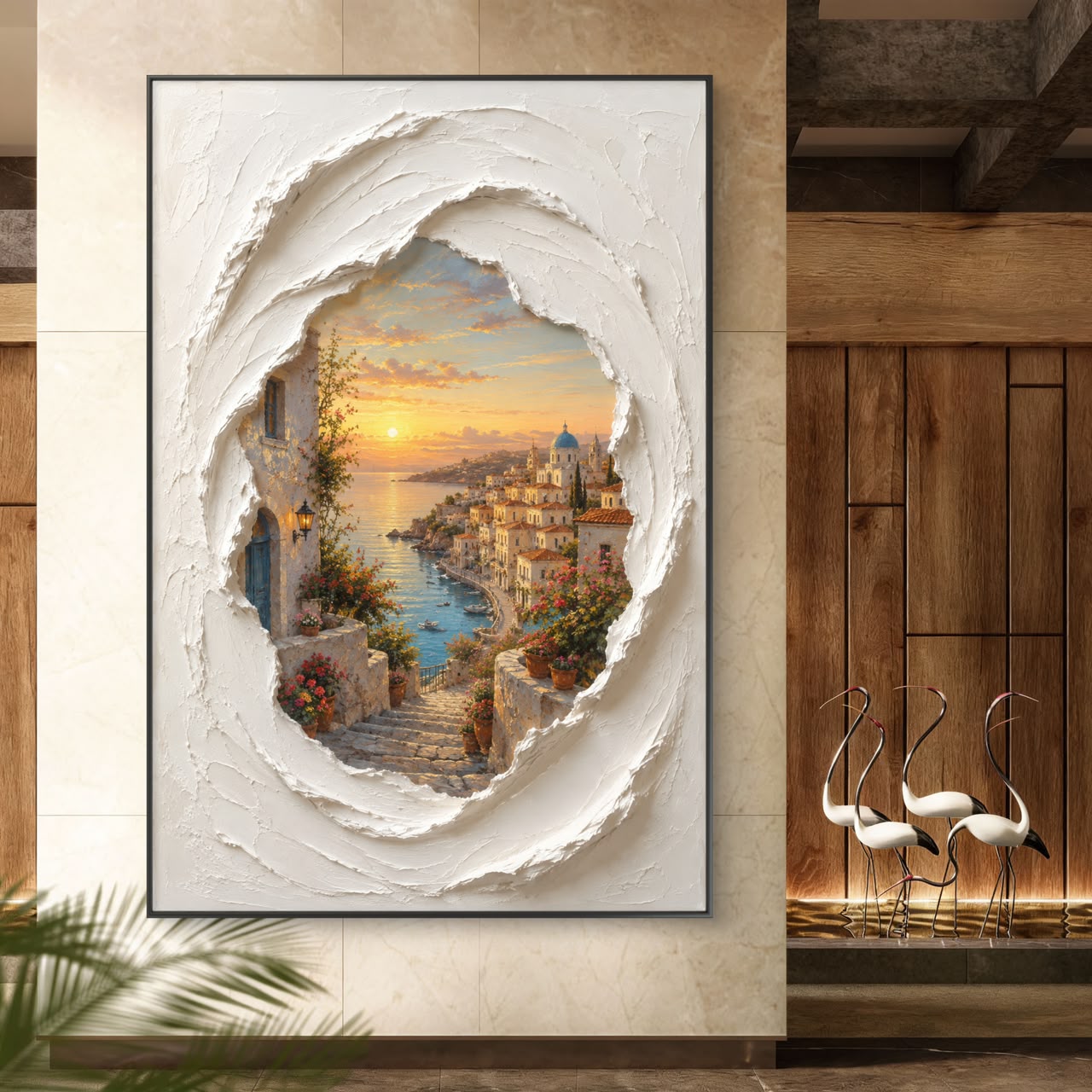 Modern Interiors Portrait Premium Canvas Painting - Buy Online | Decor By Neon
