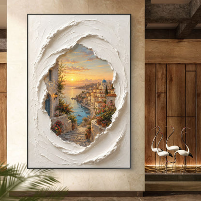 Modern Interiors Portrait Premium Canvas Painting