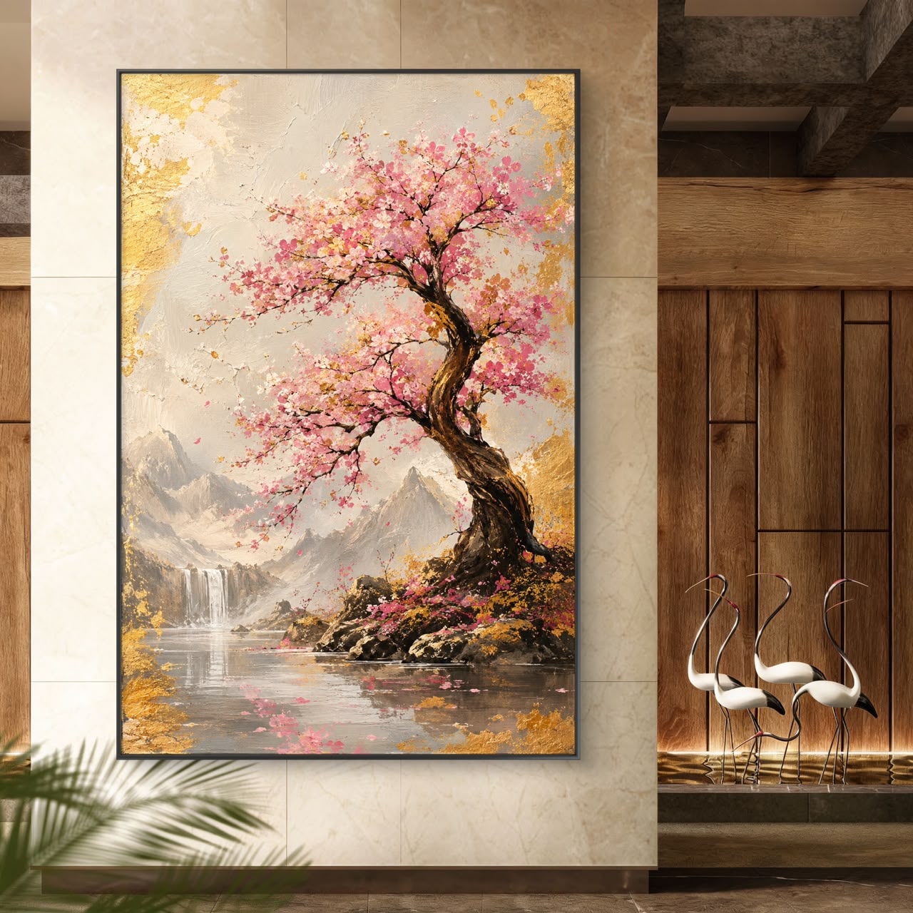 Modern Interiors Portrait Premium Canvas Painting - Buy Online | Decor By Neon