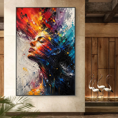 Modern Interiors Portrait Premium Canvas Painting