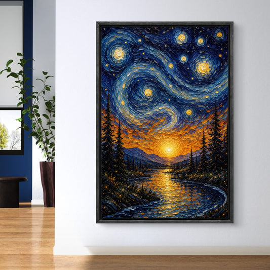 Modern Interiors Portrait Premium Canvas Painting - Canvas Wall Art | Decor By Neon