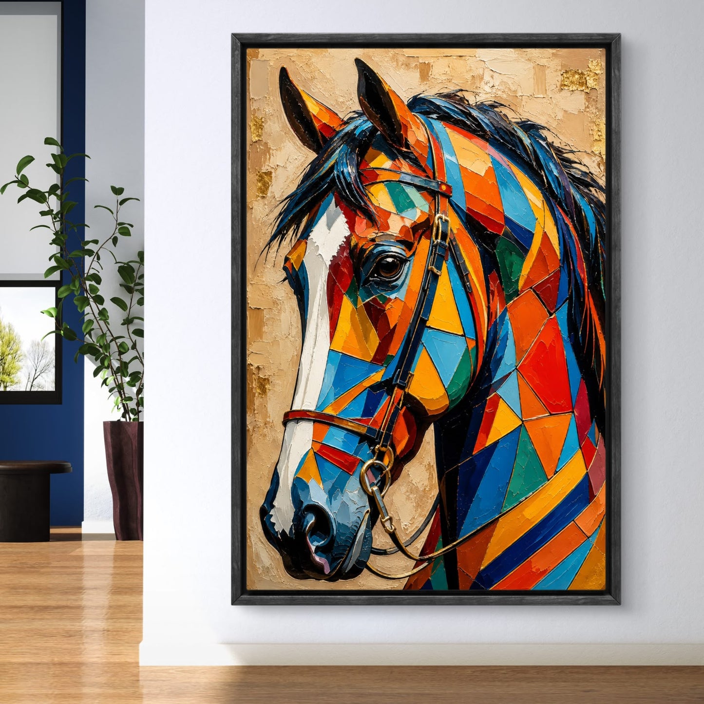 Modern Interiors Portrait Premium Canvas Painting - Buy Online | Decor By Neon