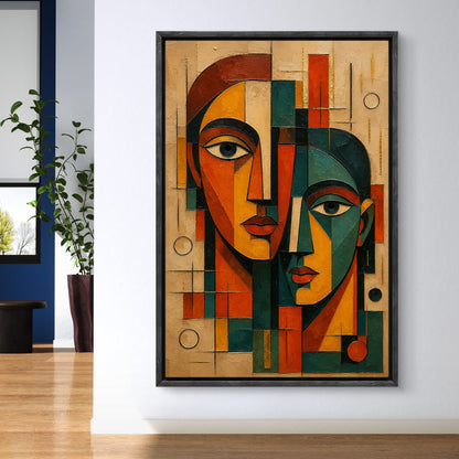 Modern Interiors Portrait Premium Canvas Painting