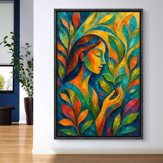 Modern Interiors Portrait Premium Canvas Painting - Canvas Wall Art | Decor By Neon