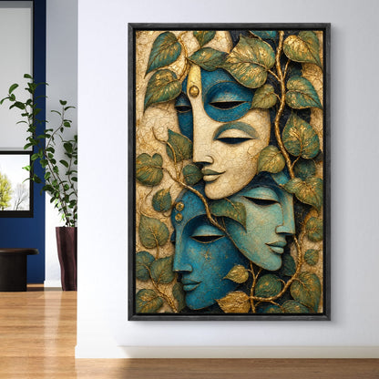 Modern Interiors Portrait Premium Canvas Painting
