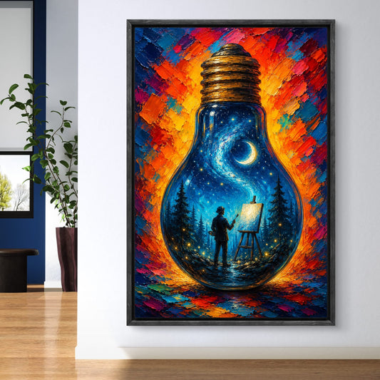 Modern Interiors Portrait Premium Canvas Painting - Canvas Wall Art | Decor By Neon