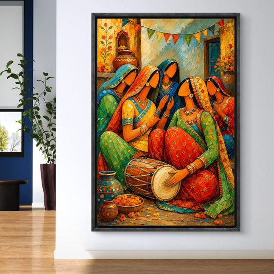 Modern Interiors Portrait Premium Canvas Painting - Canvas Wall Art | Decor By Neon