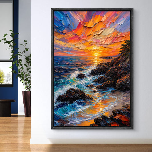Modern Interiors Portrait Premium Canvas Painting - Canvas Wall Art | Decor By Neon