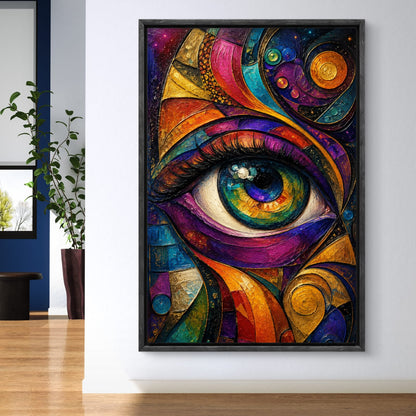 Modern Interiors Portrait Premium Canvas Painting