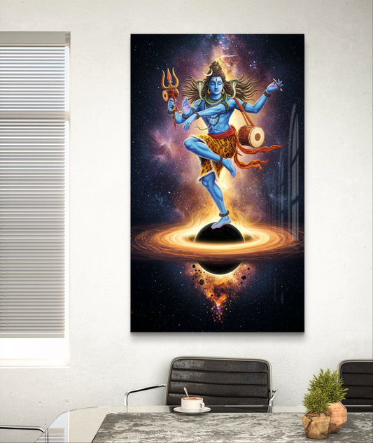 Shiva Universe Premium Acrylic Wall Art for Home & Temple Decor