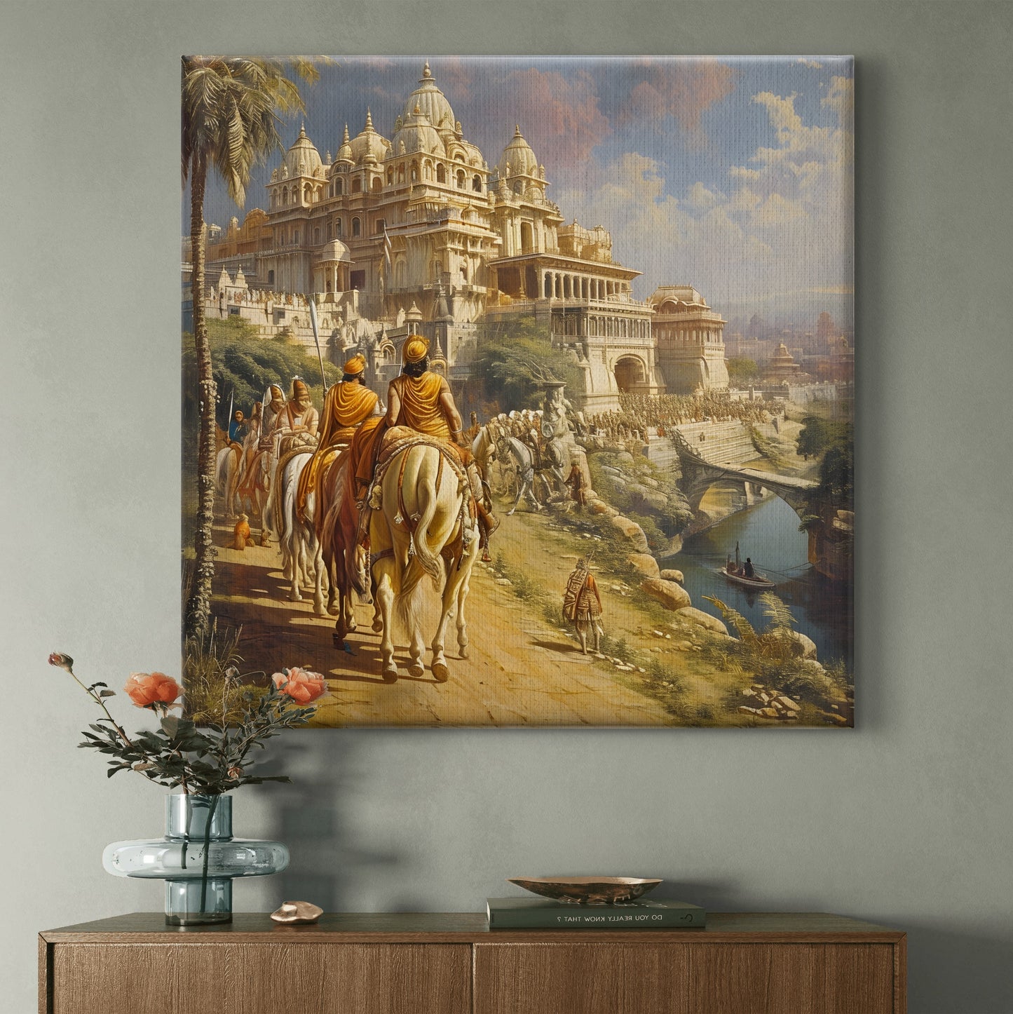 The Royal Convoy Premium Canvas Wall Painting - Buy Online | Decor By Neon