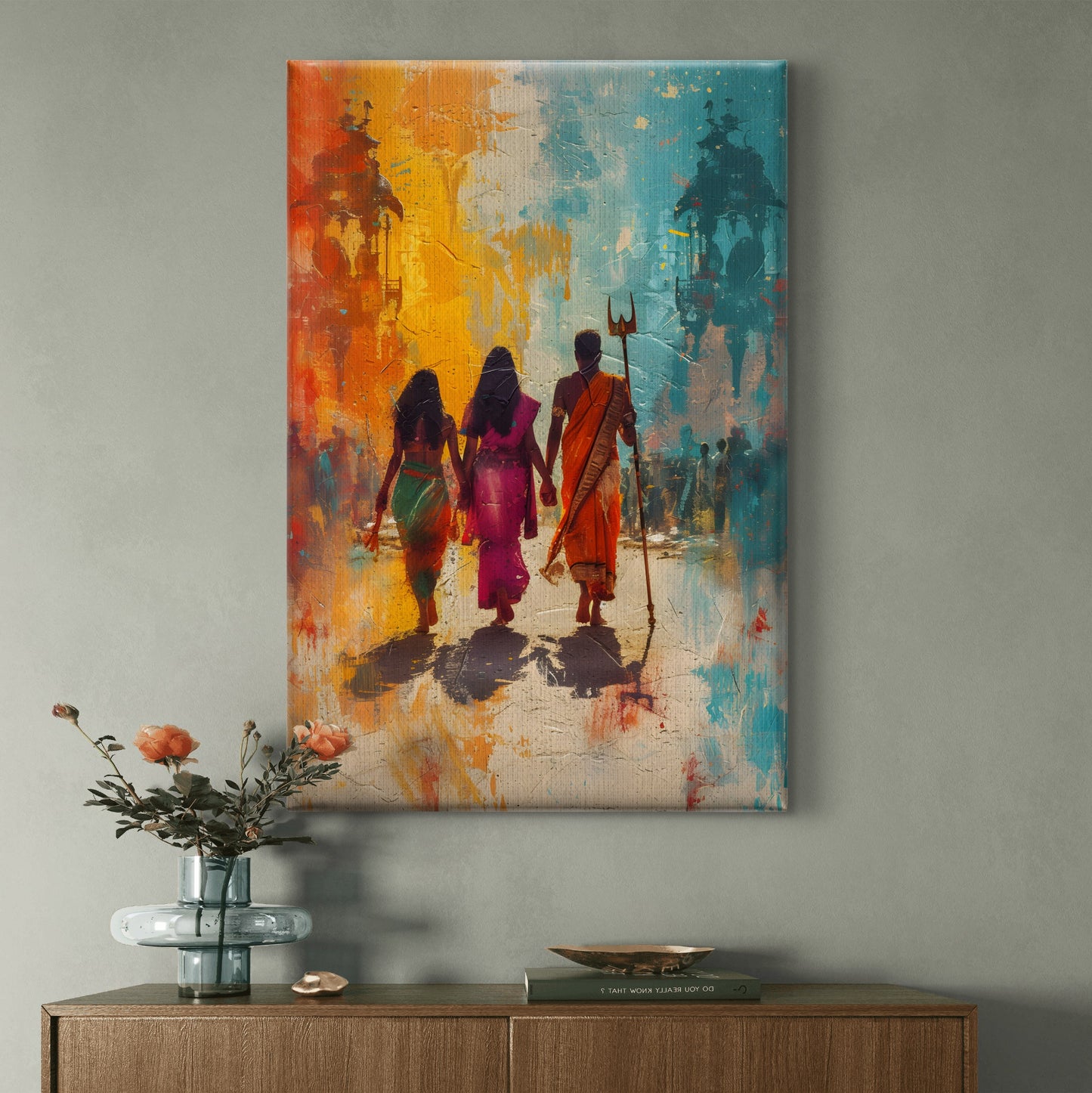Divine Journey Premium Canvas Wall Painting - Buy Online | Decor By Neon