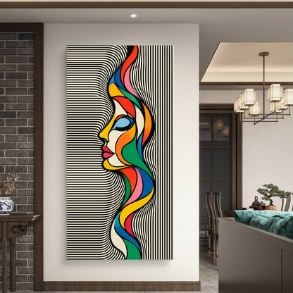 Modern Interiors Portrait Premium Canvas Painting