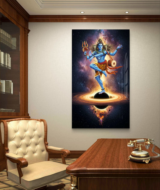 Shiva Universe Premium Acrylic Wall Art for Home & Temple Decor