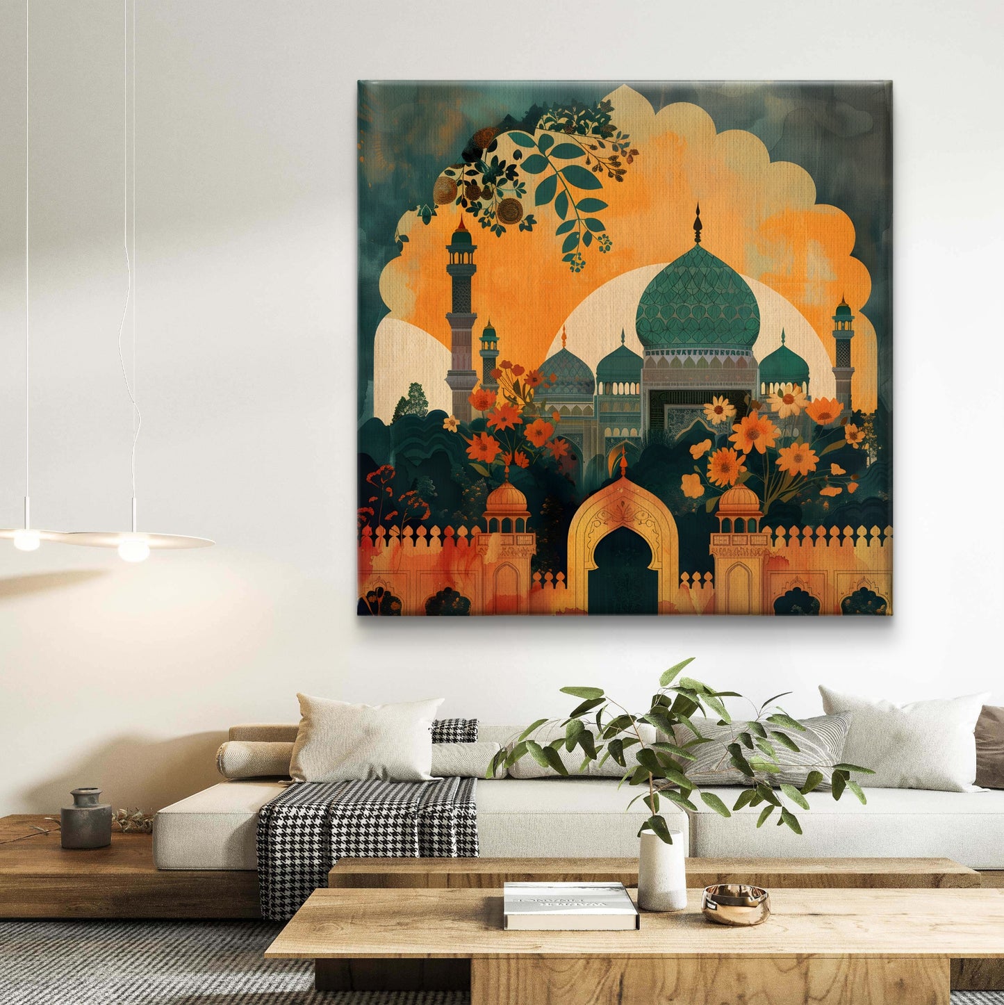 Sacred Serenity Premium Canvas Wall Painting - Buy Online | Decor By Neon