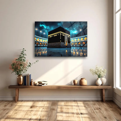 Kaaba Sharif Mecca Sacred Premium Acrylic Islamic Wall Art , Islamic Painting