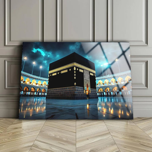 Kaaba Sharif Mecca Sacred Premium Acrylic Islamic Wall Art , Islamic Painting
