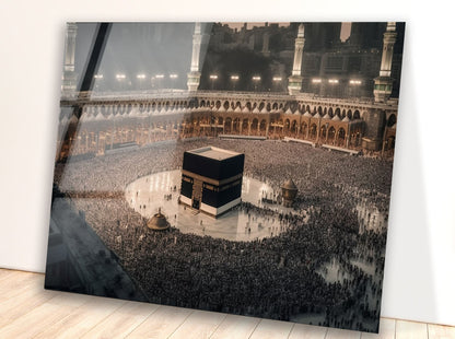 Kaaba Mecca Sacred Premium Acrylic Islamic Wall Art , Islamic Painting