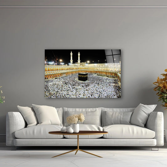 The Kaaba Mecca Sacred Premium Acrylic Islamic Wall Art , Islamic Painting