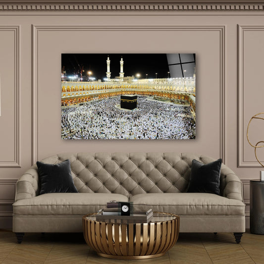 The Kaaba Mecca Sacred Premium Acrylic Islamic Wall Art , Islamic Painting