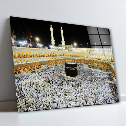 The Kaaba Mecca Sacred Premium Acrylic Islamic Wall Art , Islamic Painting