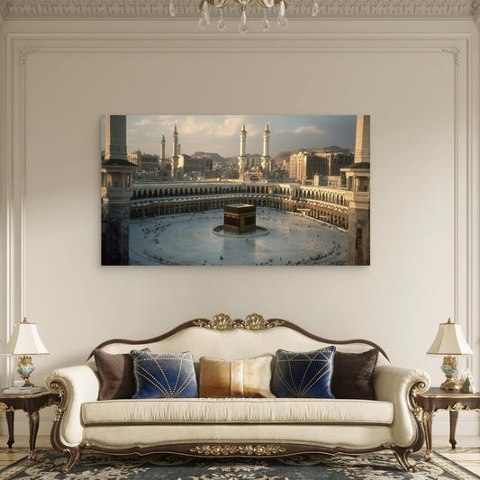 Kaaba Sharif Mecca Premium Acrylic Islamic Wall Art , Islamic Painting